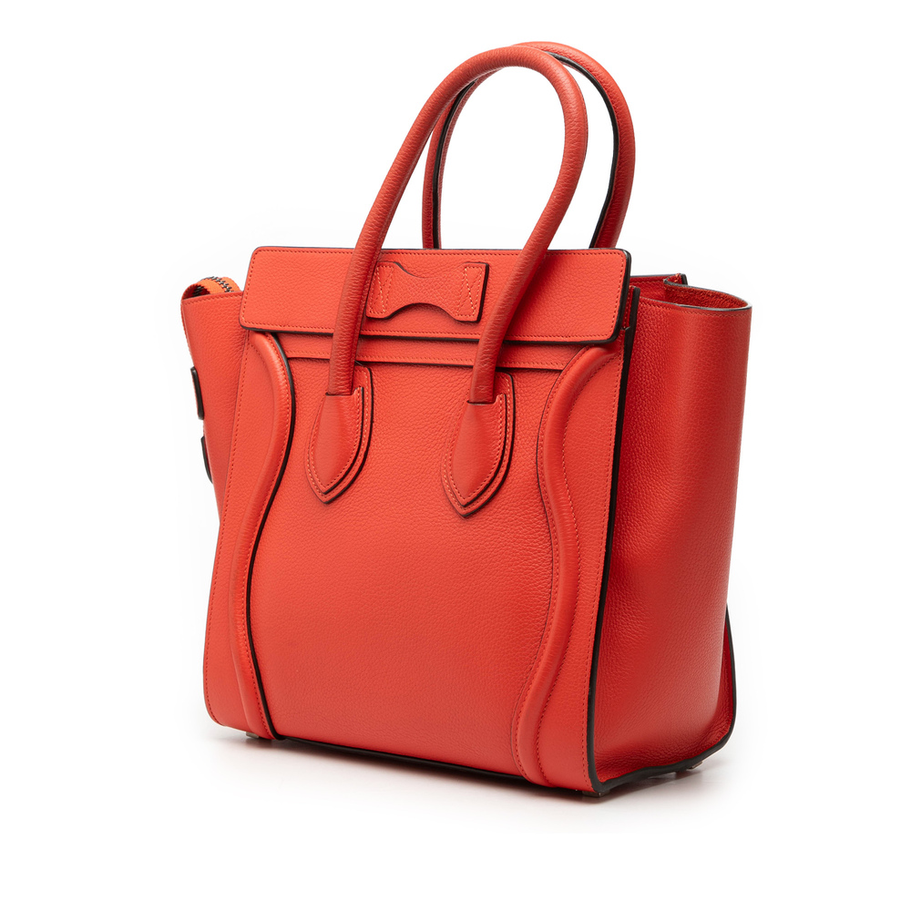 Pre-Loved Celine Micro Leather Luggage Tote - Picture 2 of 7
